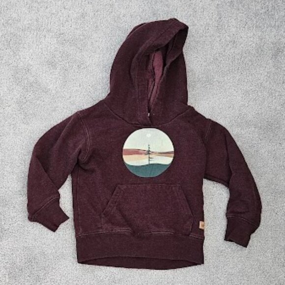 Tentree Maroon Hoodie for Toddler - Size 2T - Picture 1 of 5
